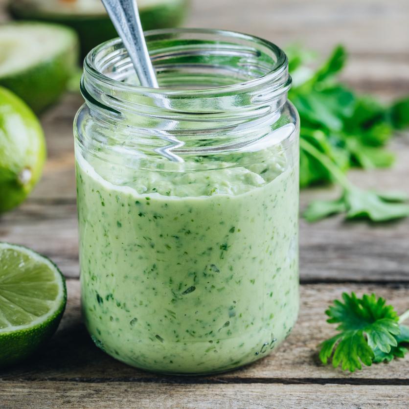 Avocado, Lime and Coriander Salad Dressing Atkins Low Carb Diet